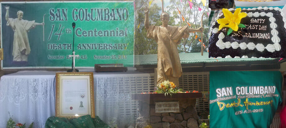 San Columbano 14th Centennial Death Anniversary